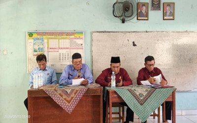 MTsN 3 Indramayu Adakan Rapat Persiapan Pelaksanaan ASAT