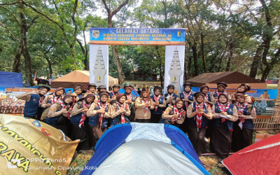Wajah Antusias dan Bahagia Warnai Kontingen MTsN 3 Indramayu di Jambore Nasional XII 2026